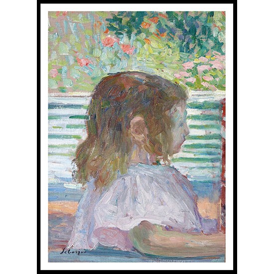 Helene Lebasque aka Nono 1905 reproduction from Bonham`s, A New Print Of an Henri  Labasque Painting